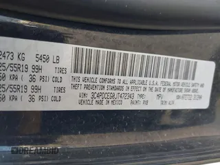 2018 Dodge Journey GT with VIN 3C4PDCEG0JT472343, listed as a IAAI auction lot 42273102 with 107,687 mi miles and . Bid and sale history available at DreamBid. Image 9.