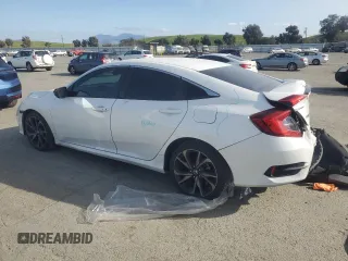 2020 Honda Civic Sedan Sport with VIN 2HGFC2F82LH578712, listed as a Copart auction lot 48104515 with 59,521 mi miles and Salvage Title. Bid and sale history available at carsss.com. Image 2.
