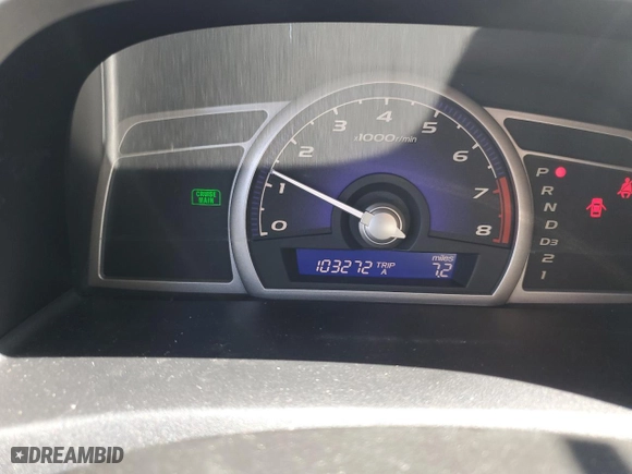 2007 Honda Civic Sdn LX with VIN 1HGFA16577L011457, listed as a Copart auction lot 53303625 with 103,272 mi miles and Salvage Title. Bid and sale history available at carsss.com. Image 9.