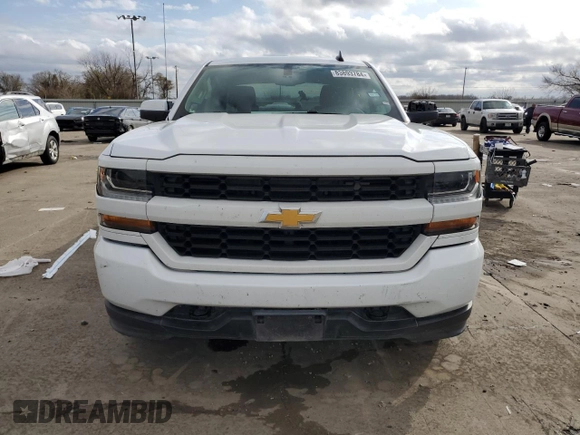 2018 Chevrolet Silverado 1500 Custom with VIN 3GCPCPECXJG390071, listed as a Copart auction lot 83893784 with 79,555 mi miles and Clean Title. Bid and sale history available at DreamBid. Image 5.