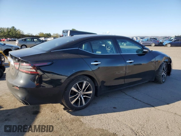 2021 Nissan Maxima SV with VIN 1N4AA6CV1MC506491, listed as a Copart auction lot 53665475 with 108,577 mi miles and Salvage Title. Bid and sale history available at DreamBid. Image 3.