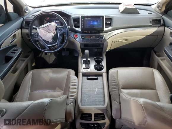 2016 Honda Pilot EX-L with VIN 5FNYF6H72GB106385, listed as a Copart auction lot 44000395 with 128,520 mi miles and Salvage Title. Bid and sale history available at carsss.com. Image 8.