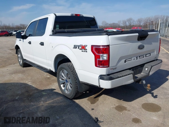2018 Ford F-150 XL with VIN 1FTEW1EP9JKF26133, listed as a IAAI auction lot 42062779 with 119,518 mi miles. Bid and sale history available at carsss.com. Image 3.