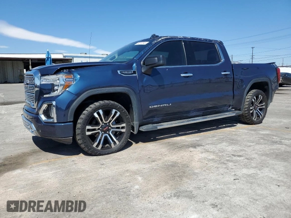 2022 GMC Sierra 1500 Denali with VIN 3GTU9FEDXNG213711, listed as a Copart auction lot 64112245 with 63,476 mi miles and Salvage title. Bid and sale history available at DreamBid. Image 1.