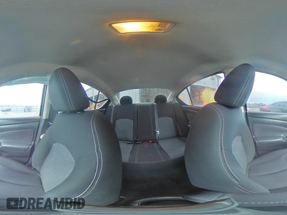 2014 Nissan Versa S with VIN 3N1CN7AP1EL839011, listed as a Copart auction lot 47817415 with 63,059 mi miles and Salvage Title. Bid and sale history available at DreamBid. Image 14.