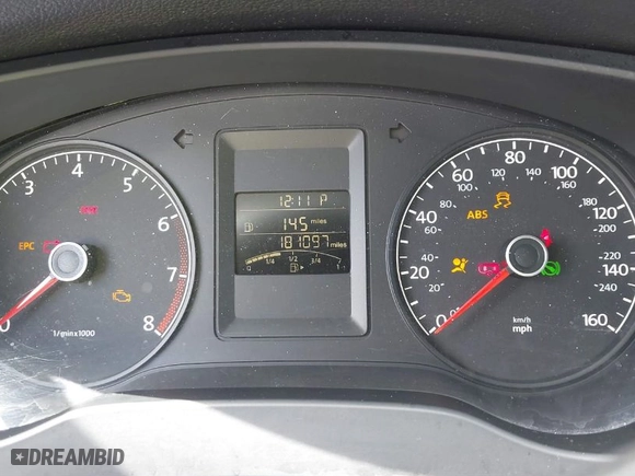 2014 Volkswagen Jetta Sedan S with VIN 3VW2K7AJ9EM391783, listed as a IAAI auction lot 41623537 with 181,097 mi miles. Bid and sale history available at carsss.com. Image 7.