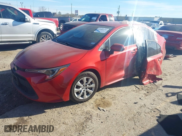2020 Toyota Corolla LE with VIN JTDEPRAE5LJ106071, listed as a IAAI auction lot 41684256 with 90,838 mi miles and . Bid and sale history available at DreamBid. Image 18.