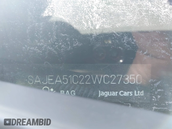 2002 Jaguar X-Type with VIN SAJEA51C22WC27350, listed as a IAAI auction lot 41778528 with 163,600 mi miles and . Bid and sale history available at DreamBid. Image 9.