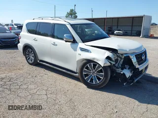 2019 Nissan Armada SL with VIN JN8AY2ND1K9091772, listed as a IAAI auction lot 42059876 with 96,702 mi miles and . Bid and sale history available at DreamBid. Image 1.