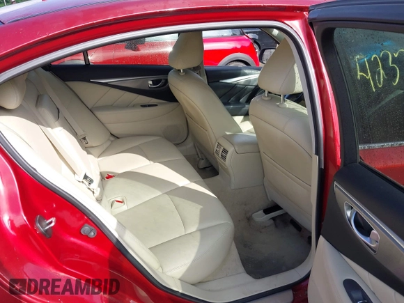 2016 Infiniti Q50 Premium with VIN JN1EV7AR9GM345224, listed as a IAAI auction lot 42375923 with 92,813 mi miles and . Bid and sale history available at DreamBid. Image 8.