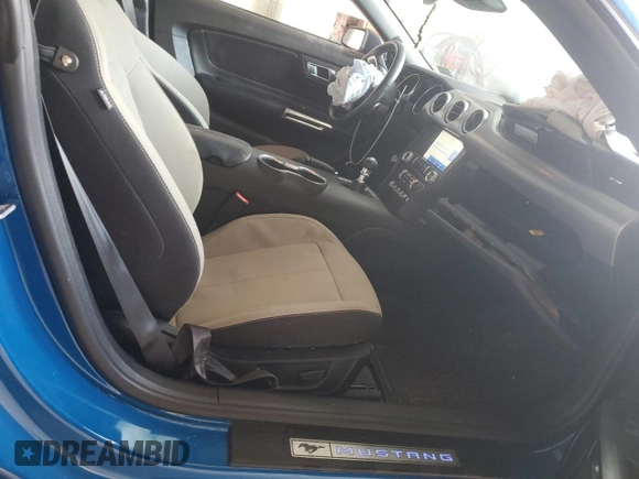 2021 Ford Mustang GT with VIN 1FA6P8CF5M5145196, listed as a Copart auction lot 58097725 with 29,413 mi miles and Salvage title. Bid and sale history available at DreamBid. Image 10.