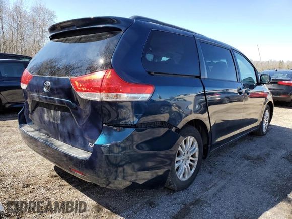 2011 Toyota Sienna XLE AAS with VIN 5TDYK3DC6BS055779, listed as a Copart auction lot 51589895 with Not Provided miles and Clean Title. Bid and sale history available at DreamBid. Image 3.