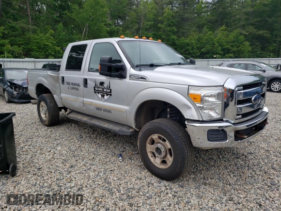 2014 Ford F-250 XL with VIN 1FT7W2B66EEA95457, listed as a Copart auction lot 59625155 with 118,040 mi miles and Salvage title. Bid and sale history available at DreamBid. Image 4.