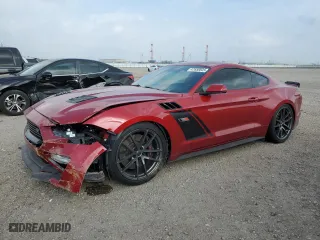 2021 Ford Mustang GT with VIN 1FA6P8CF8M5145287, listed as a Copart auction lot 47650835 with 14,971 mi miles and Salvage Title. Bid and sale history available at carsss.com. Image 1.