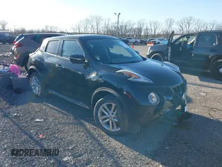 2015 Nissan Juke S with VIN JN8AF5MR8FT506101, listed as a IAAI auction lot 41821545 with 82,385 mi miles. Bid and sale history available at carsss.com. Image 1.