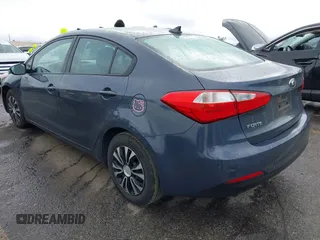 2016 Kia Forte LX with VIN KNAFK4A66G5564020, listed as a IAAI auction lot 41816809 with 106,150 mi miles. Bid and sale history available at carsss.com. Image 3.