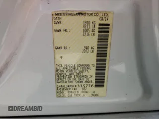2015 Nissan Altima S with VIN 1N4AL3APXFN335776, listed as a Copart auction lot 54700805 with 171,535 mi miles and Salvage Title. Bid and sale history available at DreamBid. Image 13.