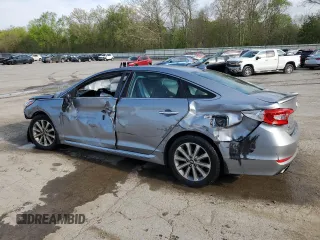 2017 Hyundai Sonata Sport with VIN 5NPE34AF2HH505222, listed as a Copart auction lot 55269045 with 122,860 mi miles and Salvage Title. Bid and sale history available at DreamBid. Image 2.