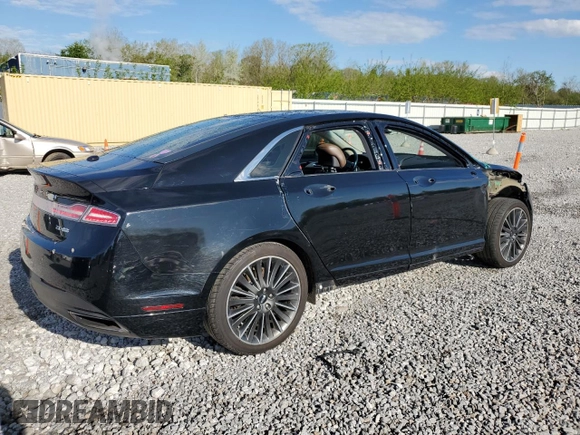 2016 Lincoln MKZ with VIN 3LN6L2J98GR618554, listed as a Copart auction lot 55450445 with 112,794 mi miles and Salvage title. Bid and sale history available at DreamBid. Image 3.