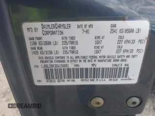 2002 Jeep Liberty Limited z VIN 1J8GL58K32W156681, wystawiony jako IAAI lot #42209101 z przebiegiem 158 743 mil mil oraz . Historia ofert i sprzedaży dostępna na DreamBid. Obrazek 9.