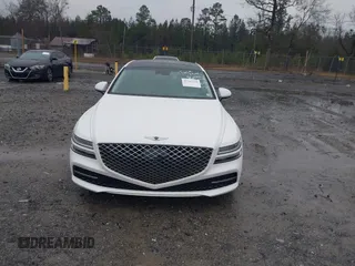 2022 Genesis G80 2.5T with VIN KMTGB4SCXNU112734, listed as a IAAI auction lot 41767129 with 25,008 mi miles. Bid and sale history available at carsss.com. Image 12.