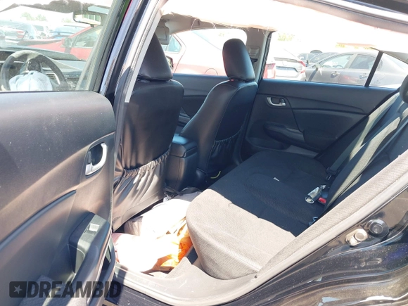 2013 Honda Civic LX with VIN 19XFB2F59DE277780, listed as a IAAI auction lot 42014724 with Not Provided miles and . Bid and sale history available at DreamBid. Image 8.