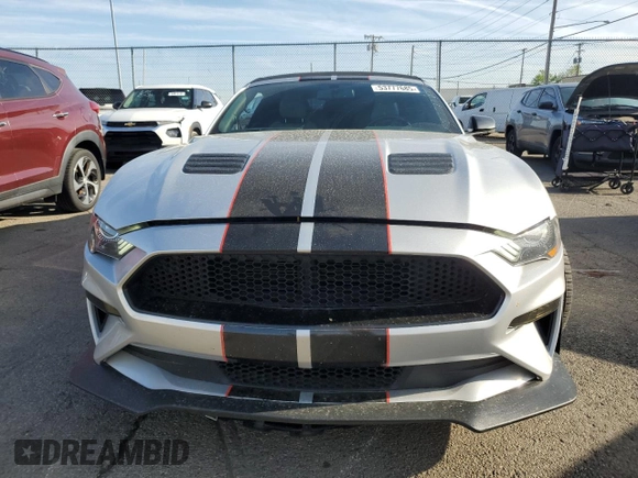 2018 Ford Mustang GT Premium with VIN 1FATP8FF0J5111712, listed as a Copart auction lot 53777685 with 100,913 mi miles and Salvage title. Bid and sale history available at DreamBid. Image 5.