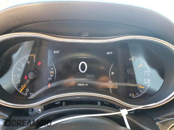2017 Jeep Grand Cherokee Limited 75th Anniversary with VIN 1C4RJFBG5HC688475, listed as a Copart auction lot 75327564 with 76,830 mi miles and Salvage title. Bid and sale history available at DreamBid. Image 9.