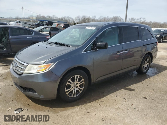 2012 Honda Odyssey EX-L with VIN 5FNRL5H61CB067331, listed as a Copart auction lot 50016455 with 156,020 mi miles and Non Repairable. Bid and sale history available at DreamBid. Image 1.