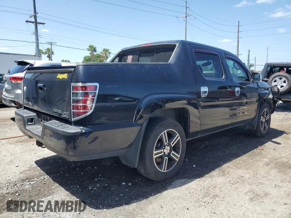 2014 Honda Ridgeline Sport with VIN 5FPYK1F73EB007015, listed as a Copart auction lot 55148465 with 131,148 mi miles and Salvage title. Bid and sale history available at DreamBid. Image 3.