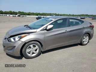 2014 Hyundai Elantra SE with VIN 5NPDH4AE9EH497734, listed as a Copart auction lot 60962445 with 53,784 mi miles and Non repairable. Bid and sale history available at DreamBid. Image 1.