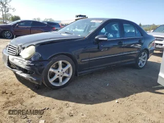 2007 Mercedes-Benz C 230 Sport with VIN WDBRF52H87F857260, listed as a Copart auction lot 51708465 with 157,435 mi miles and Salvage Title. Bid and sale history available at DreamBid. Image 1.