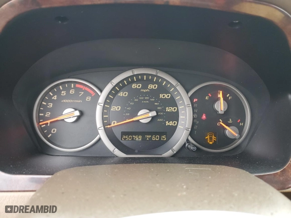 2007 Honda Pilot EX-L with VIN 5FNYF28677B043543, listed as a Copart auction lot 45725525 with 250,759 mi miles and Salvage Title. Bid and sale history available at carsss.com. Image 9.