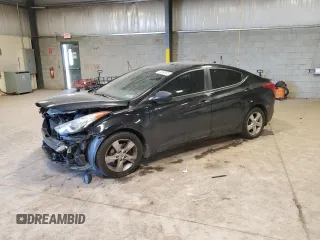 2012 Hyundai Elantra Limited z VIN 5NPDH4AE4CH141284, wystawiony jako Copart lot #54868995 z przebiegiem Nie podano mil oraz Szkoda całkowita • Salvage title. Historia ofert i sprzedaży dostępna na DreamBid. Obrazek 1.