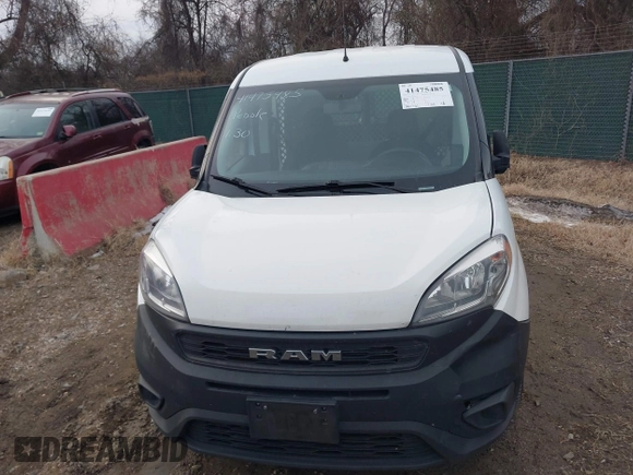 2019 Ram ProMaster City Wagon with VIN ZFBHRFAB7K6M09224, listed as a IAAI auction lot 41475485 with 227,781 mi miles. Bid and sale history available at carsss.com. Image 12.