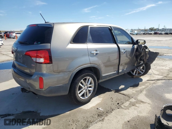 2015 Kia Sorento LX with VIN 5XYKT3A62FG598650, listed as a Copart auction lot 49699295 with 52,988 mi miles and Salvage Title. Bid and sale history available at carsss.com. Image 3.