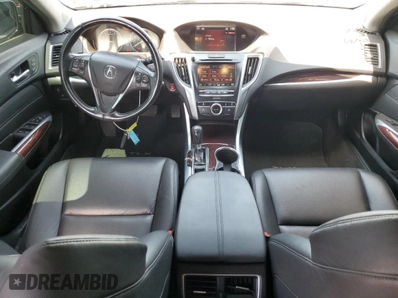2015 Acura TLX with VIN 19UUB1F37FA026831, listed as a Copart auction lot 58737345 with 113,436 mi miles and Salvage title. Bid and sale history available at DreamBid. Image 8.