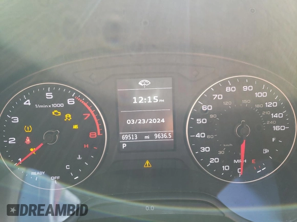 2018 Audi A3 Sedan Premium Plus with VIN WAUJ8GFF2J1036914, listed as a Copart auction lot 46008704 with 69,513 mi miles. Bid and sale history available at carsss.com. Image 9.