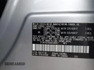 2016 Toyota RAV4 XLE с VIN 2T3RFREV0GW508957, выставлен на аукционе IAAI как лот 41522156 с пробегом 70 230 миль миль и . История ставок и продаж доступна на DreamBid. Изображение 9.