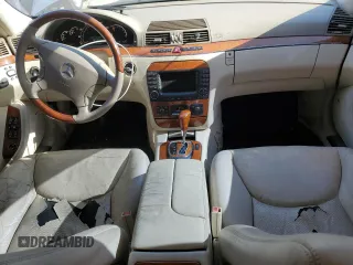 2005 Mercedes-Benz S-Class 4.3L with VIN WDBNG70J55A455669, listed as a Copart auction lot 54768404 with 190,010 mi miles and Salvage Title. Bid and sale history available at carsss.com. Image 8.