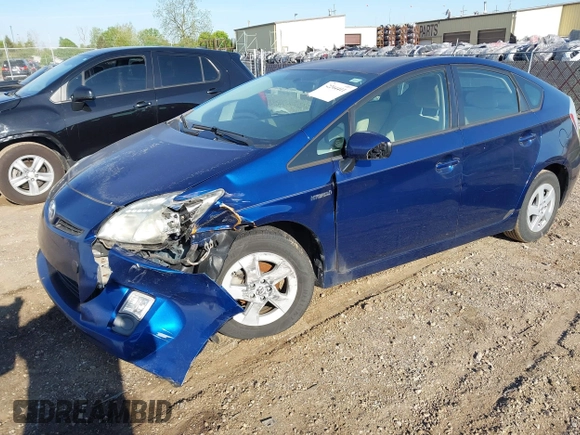 2011 Toyota Prius I with VIN JTDKN3DU1B1410358, listed as a IAAI auction lot 42244411 with 178,955 mi miles and . Bid and sale history available at DreamBid. Image 17.