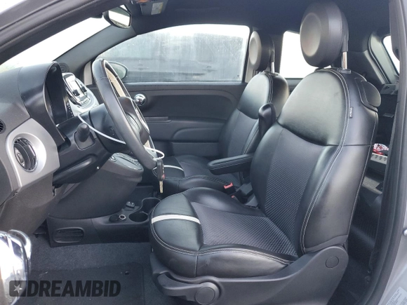 2017 FIAT 500e with VIN 3C3CFFGE9HT699177, listed as a Copart auction lot 47681085 with 15,911 mi miles and Clean title. Bid and sale history available at DreamBid. Image 7.