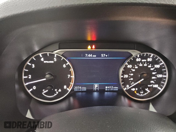 2025 Nissan Altima SV with VIN 1N4BL4DV3SN370643, listed as a Copart auction lot 53912515 with 2,074 mi miles and Clean Title. Bid and sale history available at DreamBid. Image 9.