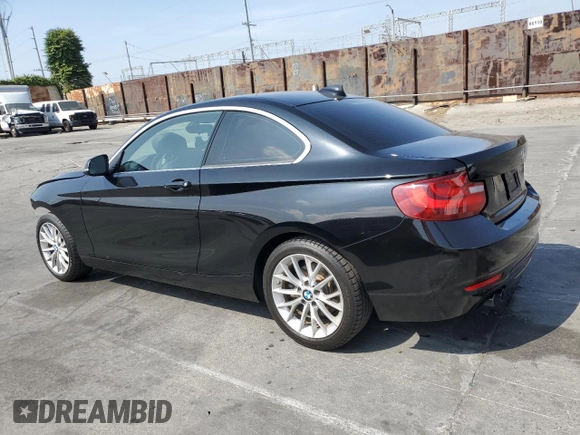 2016 BMW 2 Series 228i with VIN WBA1F9C56GV544978, listed as a Copart auction lot 53974395 with 49,508 mi miles and Salvage title. Bid and sale history available at DreamBid. Image 2.