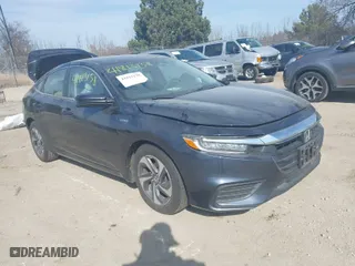 2019 Honda Insight EX with VIN 19XZE4F51KE022571, listed as a IAAI auction lot 41813138 with 99,711 mi miles. Bid and sale history available at carsss.com. Image 1.