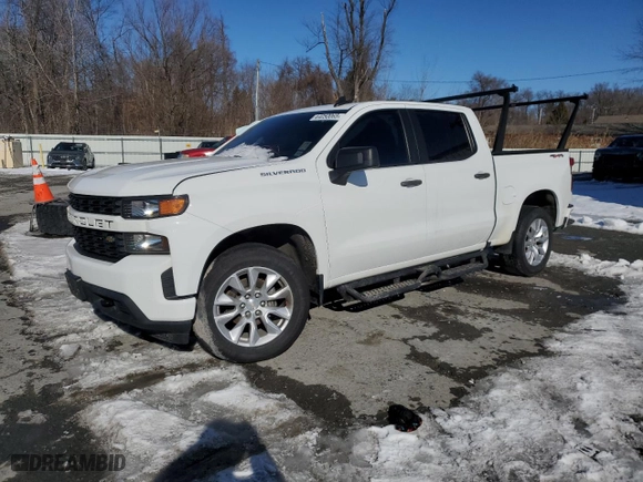 2021 Chevrolet Silverado 1500 Custom with VIN 3GCUYBEF7MG139174, listed as a Copart auction lot 44050065 with 99,372 mi miles and Salvage Title. Bid and sale history available at carsss.com. Image 1.