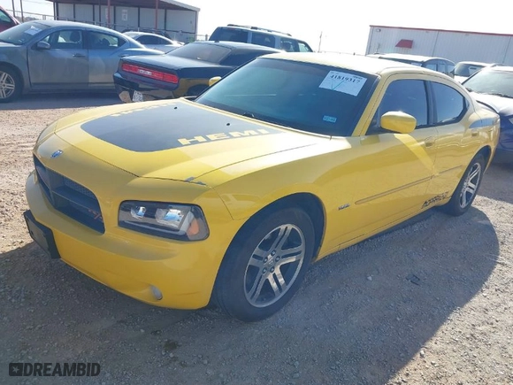 2006 Dodge Charger R/T with VIN 2B3KA53HX6H347068, listed as a IAAI auction lot 41819317 with 177,860 mi miles. Bid and sale history available at carsss.com. Image 2.