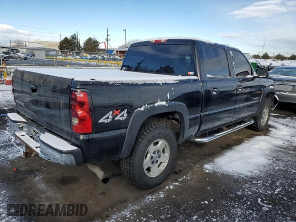 2006 Chevrolet Silverado 1500 LT1 with VIN 2GCEK13N661266262, listed as a Copart auction lot 83371164 with 243,702 mi miles and Salvage Title. Bid and sale history available at DreamBid. Image 3.