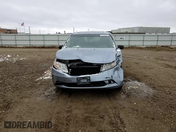 2013 Honda Odyssey EX-L with VIN 5FNRL5H61DB026098, listed as a Copart auction lot 51794625 with 124,471 mi miles and Salvage Title. Bid and sale history available at carsss.com. Image 12.