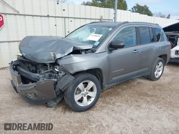 2012 Jeep Compass Sport with VIN 1C4NJCBB7CD664599, listed as a IAAI auction lot 41180829 with 144,909 mi miles. Bid and sale history available at carsss.com. Image 17.